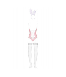 Bunny suit Costume Lapin 4 pcs rose